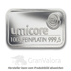 100-g-platinbarren Edelmetalle